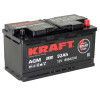 Аккумулятор KRAFT AGM 92 R (92 А·ч / 850 А) для легковых автомобилей