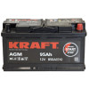 Аккумулятор KRAFT AGM 95 R (95 А·ч / 850 А) для легковых автомобилей
