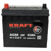 Аккумулятор KRAFT AGM Asia 45 JL (45 А·ч / 450 А) для легковых автомобилей
