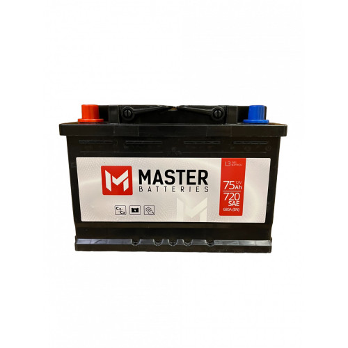 Аккумулятор Master Batteries 75Ah L (75 А·ч / 680 А) для легковых автомобилей