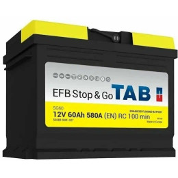 Аккумулятор для легковых автомобилей TAB Stop&Go EFB 56088 SMF