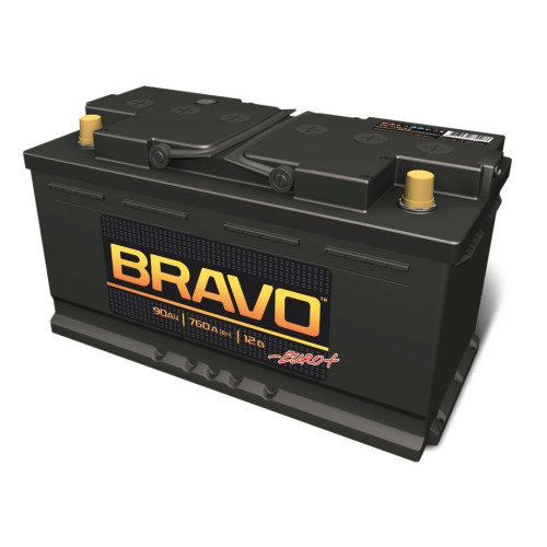 Аккумулятор АКОМ Bravo 6СТ-90 (90 А·ч / 760 А) для легковых автомобилей