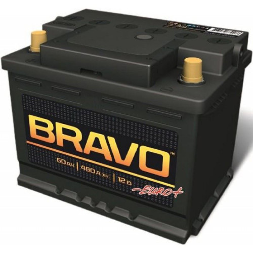 Аккумулятор АКОМ Bravo 6СТ-60 (60 А·ч / 480 А) для легковых автомобилей