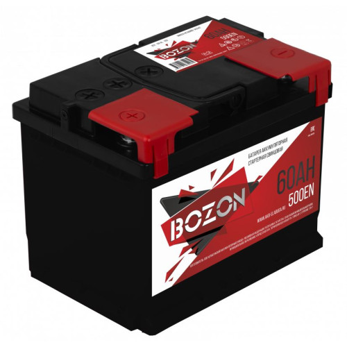 Аккумулятор Bozon 6CT-60 (60 А·ч / 500 А) для легковых автомобилей