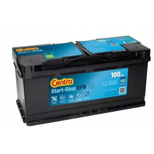 Аккумулятор Centra EFB CL1000 (100Ah) (100 А·ч / 900 А) для легковых автомобилей