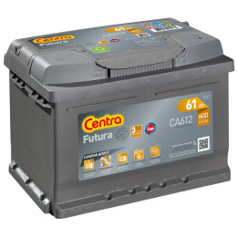 Аккумулятор Centra Futura CA612 (61Ah) низкий (60 А·ч / 600 А) для легковых автомобилей