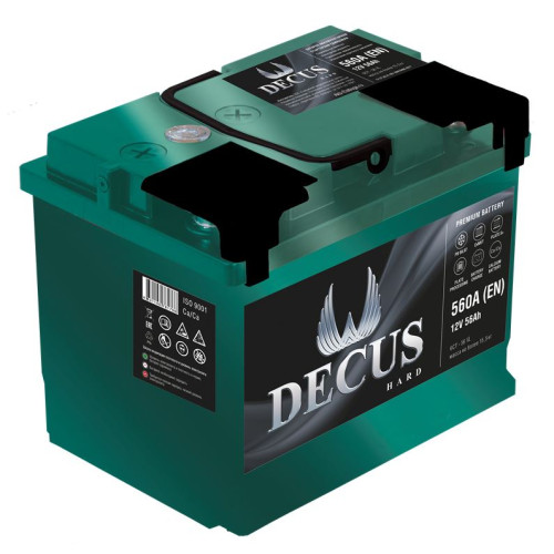 Аккумулятор Decus 6CT-56 (56 А·ч / 560 А) для легковых автомобилей