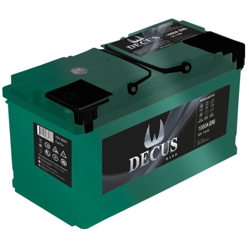 Аккумулятор Decus 6CT-110 (110 А·ч / 1000 А) для легковых автомобилей