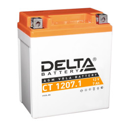 Аккумулятор для мототехники Delta CT 1207.1
