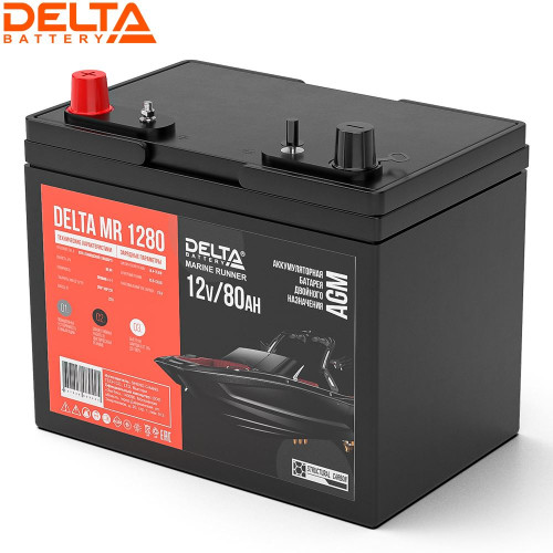 Аккумулятор для лодочной техники Delta Marine Runner MR 1280
