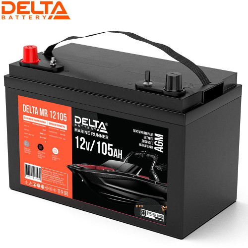 Аккумулятор для лодочной техники Delta Marine Runner MR 12105