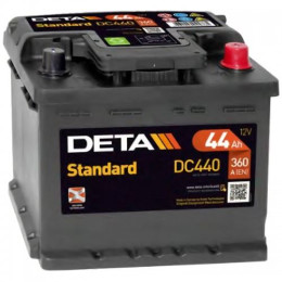 Аккумулятор для легковых автомобилей DETA STANDARD DC440