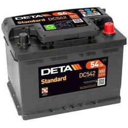 Аккумулятор для легковых автомобилей DETA STANDARD DC542