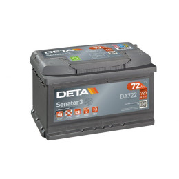 Аккумулятор для легковых автомобилей DETA SENATOR3 DA722