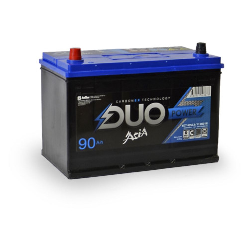 Аккумулятор Duo Power 90ah (90 А·ч / 800 А) для легковых автомобилей