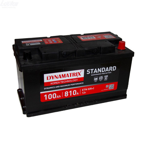 Аккумулятор Dynamatrix Standard DEA1000 (100 А·ч / 810 А) для легковых автомобилей