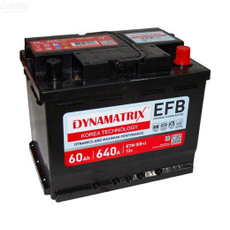 Аккумулятор для легковых автомобилей Dynamatrix EFB DEL600