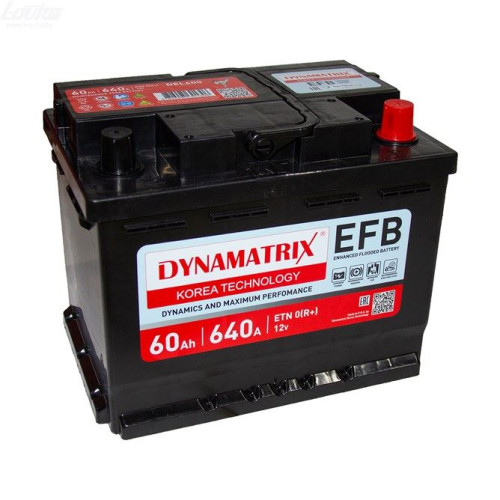 Аккумулятор Dynamatrix EFB DEL600 (60 А·ч / 640 А) для легковых автомобилей