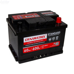 Аккумулятор Dynamatrix Standard DEB602 (60 А·ч / 600 А) для легковых автомобилей