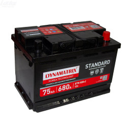 Аккумулятор Dynamatrix Standard DEB740 (74 А·ч / 680 А) для легковых автомобилей