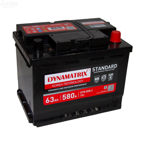 Аккумулятор Dynamatrix Standard DEA640 (63 А·ч / 580 А) для легковых автомобилей