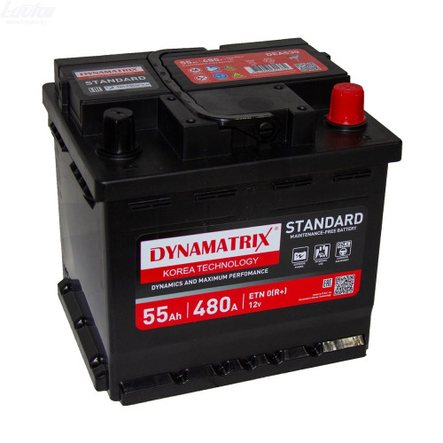 Аккумулятор Dynamatrix Standard DEA530 (55 А·ч / 480 А) для легковых автомобилей