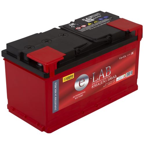 Аккумулятор E-Lab 6CT-100 (100 А·ч / 850 А) для легковых автомобилей