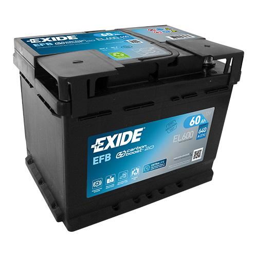 Аккумулятор Exide EFB EL600 (60 А·ч / 640 А) для легковых автомобилей