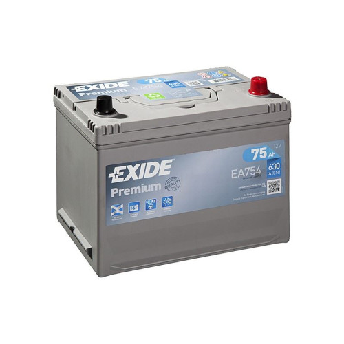 Аккумулятор Exide Premium EA754 (75 А·ч / 630 А) для легковых автомобилей