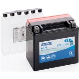 Аккумулятор для мототехники Exide AGM ETX14L-BS