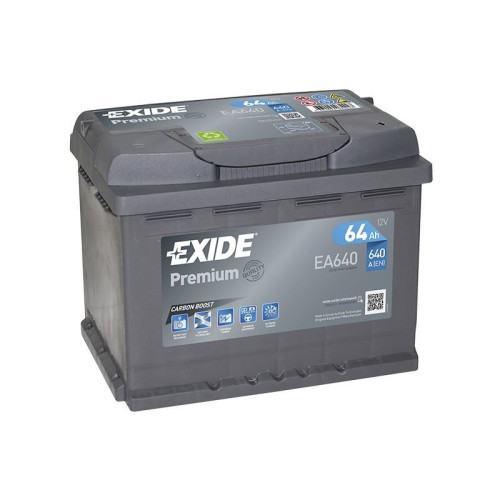 Аккумулятор Exide Premium EA640 (64 А·ч / 640 А) для легковых автомобилей