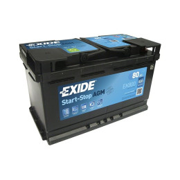 Аккумулятор Exide AGM EK800 (80 А·ч / 800 А) для легковых автомобилей