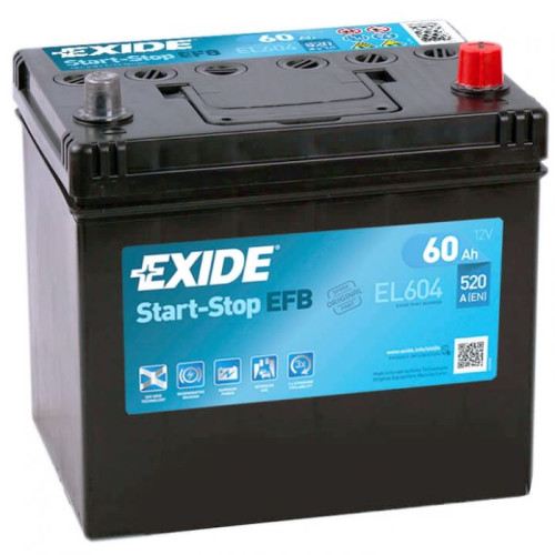 Аккумулятор Exide EFB EL604 (60 А·ч / 520 А) для легковых автомобилей