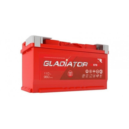 Аккумулятор Gladiator EFB 110 R (110 А·ч / 960 А) для легковых автомобилей