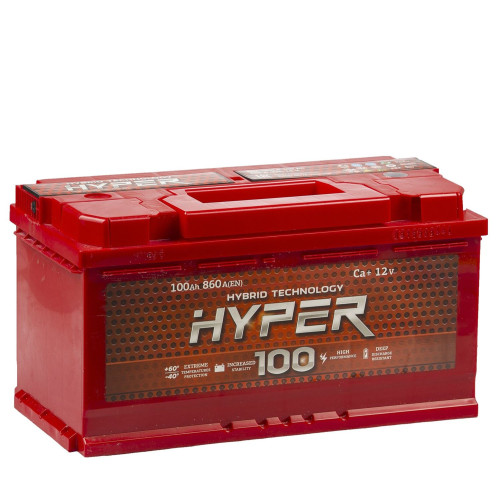 Аккумулятор Hyper 100Ah R (100 А·ч / 860 А) для легковых автомобилей