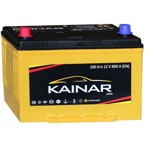 Аккумулятор Kainar Asia 100 JL800A (100 А·ч / 800 А) для легковых автомобилей