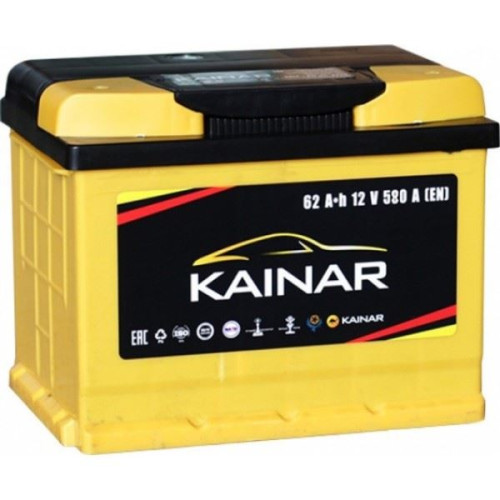 Аккумулятор Kainar 62 R 590A (62 А·ч / 590 А) для легковых автомобилей