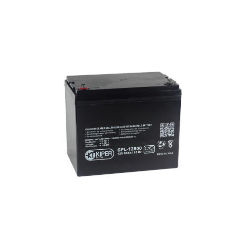 Аккумулятор для источников бесперебойного питания (ИБП) Kiper Battery GPL-12800 12V/80Ah Long
