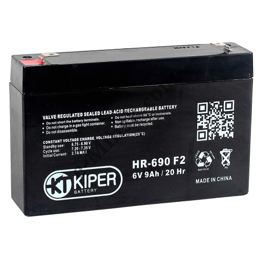Аккумулятор для источников бесперебойного питания (ИБП) Kiper Battery HR-690 AGM