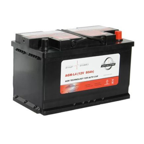 Аккумулятор LEOCH AGM-L4 12V 80Ah (80 А·ч / 850 А) для легковых автомобилей