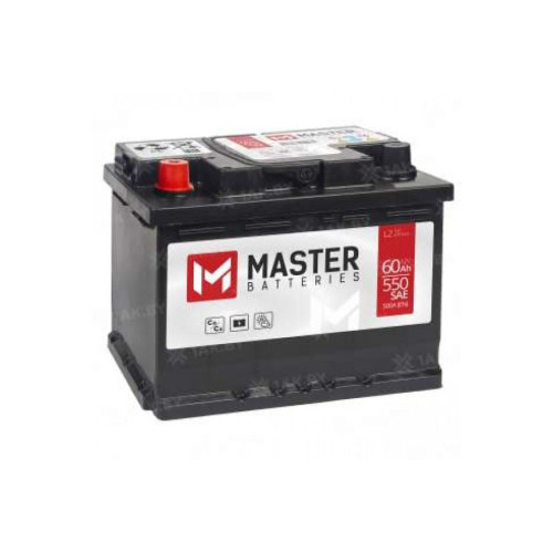 Аккумулятор Master Batteries 60Ah L (60 А·ч / 550 А) для легковых автомобилей