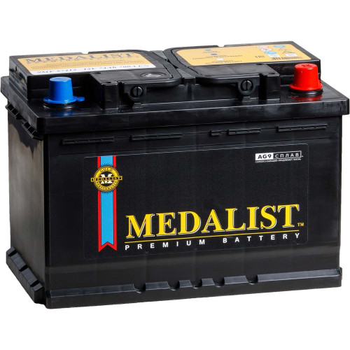Аккумулятор Medalist Premium 74 Ah 680 А (74 А·ч / 680 А) для легковых автомобилей