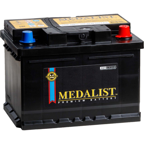 Аккумулятор Medalist Premium 60 Ah 600 А (60 А·ч / 600 А) для легковых автомобилей
