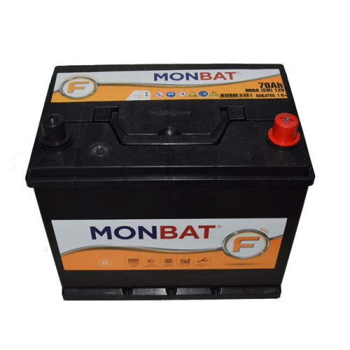 Аккумулятор Monbat F 70Ah Asia (70 А·ч / 580 А) для легковых автомобилей