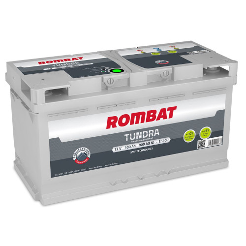 Аккумулятор Rombat Tundra E5100L5 (100 А·ч / 900 А) для легковых автомобилей