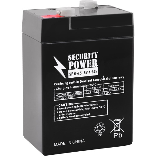 Аккумулятор для источников бесперебойного питания (ИБП) Security Power SP 6-4.5