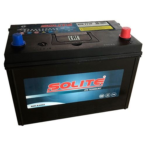 Аккумулятор Solite EFB T110 Start-Stop (без борта) (90 А·ч / 880 А) для легковых автомобилей