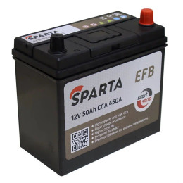 Аккумулятор SPARTA Asia EFB-B24L (50 А·ч / 450 А) для азиатских автомобилей с системой Start-Stop