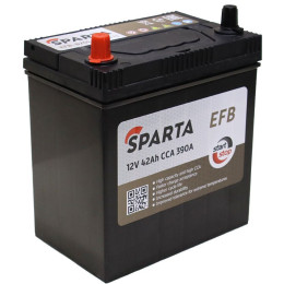 Аккумулятор SPARTA Asia EFB (42 А·ч / 390 А) левый плюс для азиатских автомобилей с системой Start-Stop