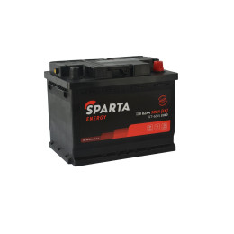 Аккумулятор SPARTA Energy (62 А·ч / 500 А) левый плюс для легковых автомобилей